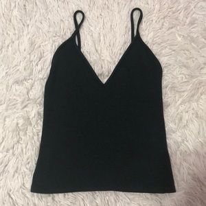 Brandy Melville Dark Green Crop Top